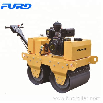 Electric Start Walk Behind Tandem Vibration Road Roller